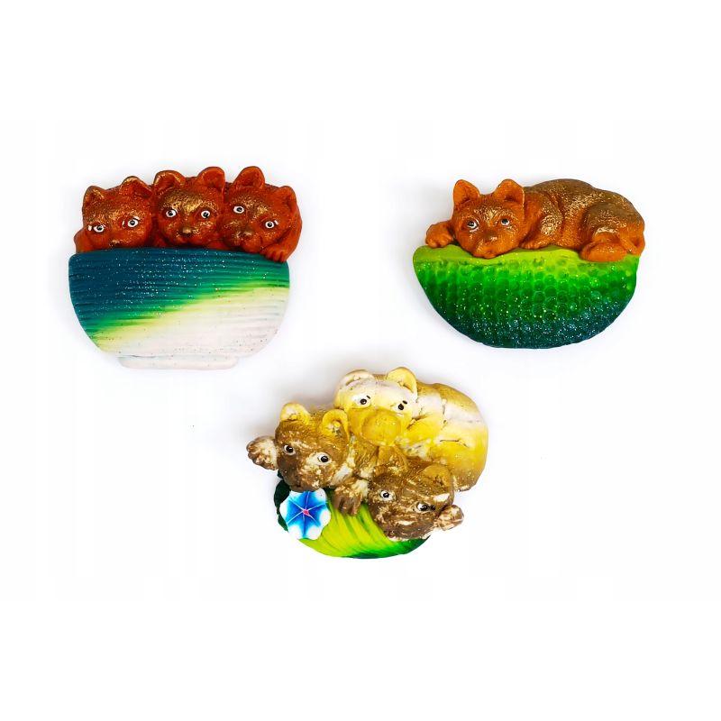 MAGNES DEKORACYJNY NA LODÓWKĘ ZWIERZĘTA Dekoracja Ozdoba Prezent