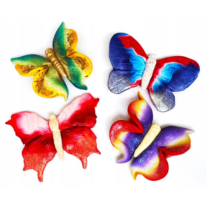 MAGNES DEKORACYJNY NA LODÓWKĘ MOTYLE Piękne Dekoracja Ozdoba Prezent