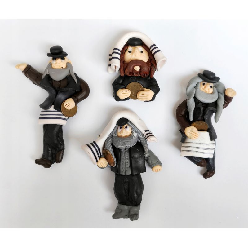 MAGNES DEKORACYJNY NA LODÓWKĘ ŻYDKI na Szczęście Dekoracja Ozdoba Prezent