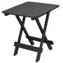 Stolik turystyczny ogrodowy czarny 44x44x50 SKŁADANY wodoodporny na balkon