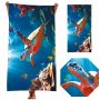 Duży Ręcznik 100x180 cm Kąpielowy Holiday na plażę basen Szybkoschnący Koc