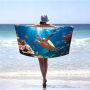 Duży Ręcznik 100x180 cm Kąpielowy Holiday na plażę basen Szybkoschnący Koc