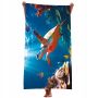 Duży Ręcznik 100x180 cm Kąpielowy Holiday na plażę basen Szybkoschnący Koc