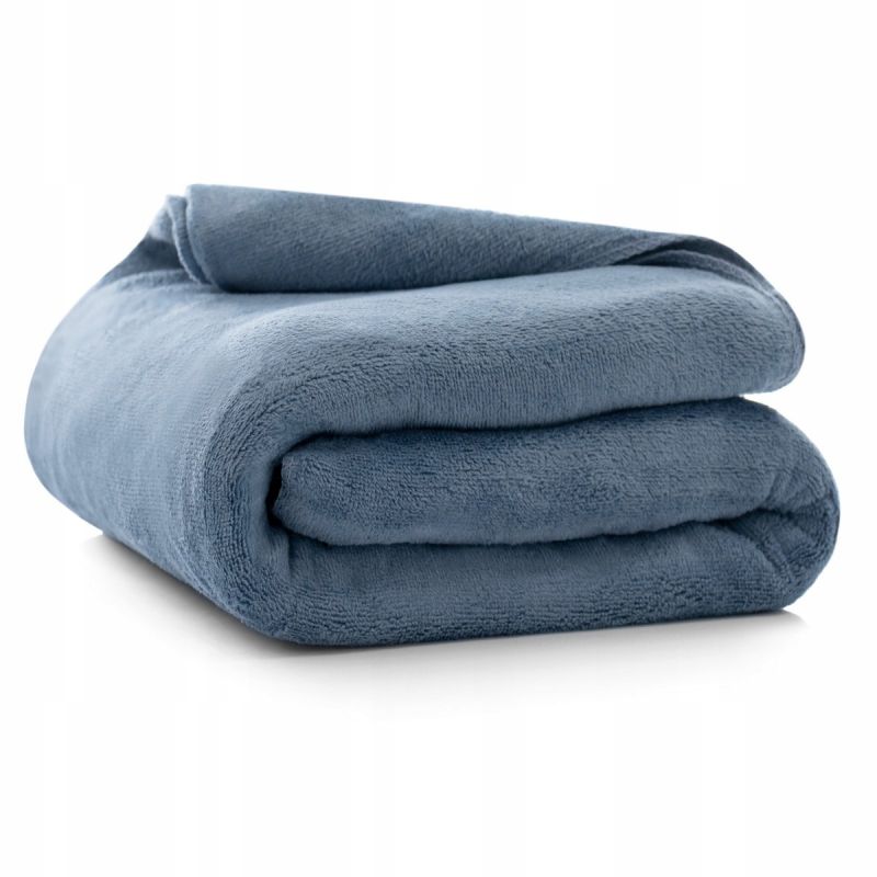 Ręcznik 50x90 cm Kąpielowy Szybkoschnący Iben Mikrofibra niebieski