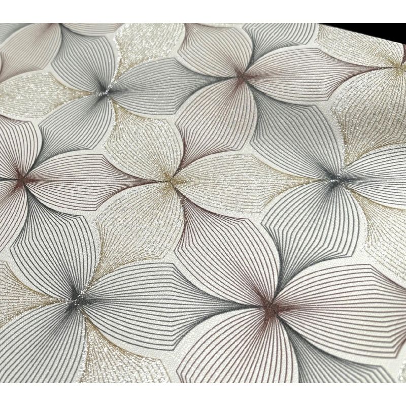 CERATA brokatowa MT OBRUS KWIATY WIATRAKI Kolorowe Srebrny BROKAT