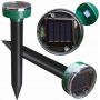 Odstraszacz kretów solarny okrągły komplet 2 sztuki