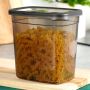 Pojemnik kuchenny na produkty sypkie z pokrywką 1,85 l do lodówki mikrofali