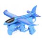 Pistolet z wyrzutnią niebieski samolot styropianowy dla dzieci