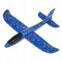 Pistolet z wyrzutnią niebieski samolot styropianowy dla dzieci
