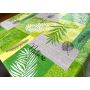 OBRUS CERATA GRUBA NA METRY Zielona LIŚCIE PALM