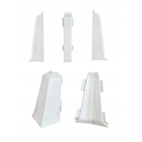 AKCESORIA DO LISTWY EVO BIAŁA CENA ZA SZTUKĘ