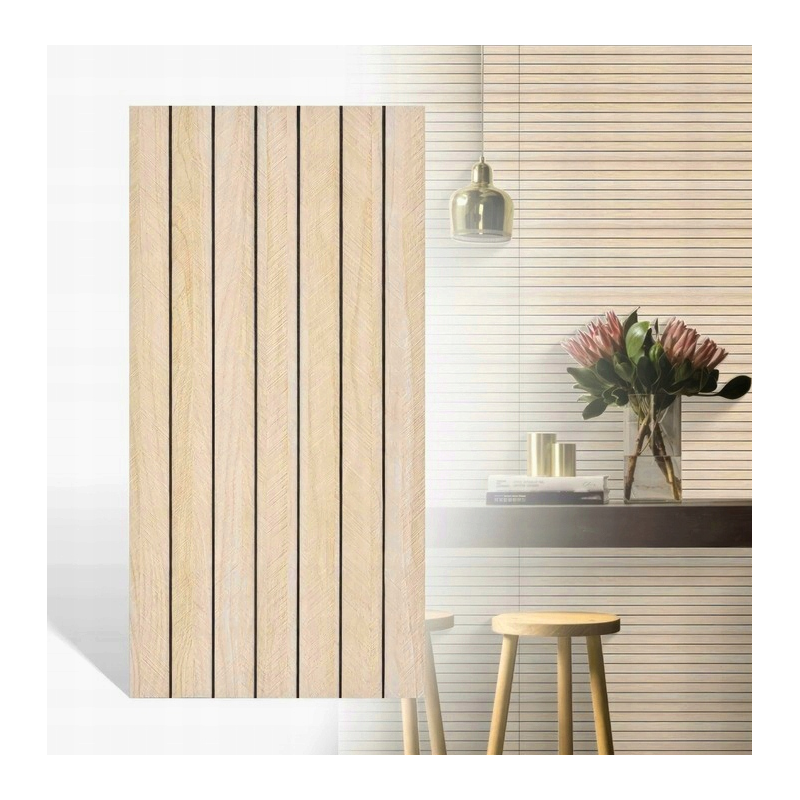 LAMELE samoprzylepne JASNE DREWNO jodełka Panele 60x30cm 4 sztuki