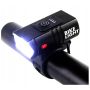 Zestaw lamp rowerowych przód+tył LED 1000 lm AKUMULATOR USB
