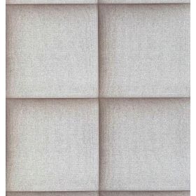 Tapeta A60104 Tapicerowane pikowane PODUCHY pufy 3D BEŻ geometria Fliz