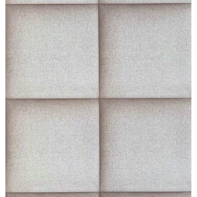 Tapeta A60104 Tapicerowane pikowane PODUCHY pufy 3D BEŻ geometria Fliz