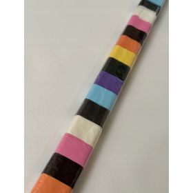 Moskitiera do drzwi zasłona z folii PCV 100cm x 200cm WIELOKOLOROWA RÓŻ