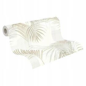 TAPETA 28766298 PALMA LIŚCIE STRUKTURA BAMBUS