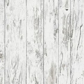 TAPETA 23109782 DESKA PRZECIERANA BIEL SZAROŚĆ NA FIZELINIE