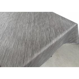 OBRUS CERATA Bardzo GRUBA CIEMNA SZARA Szczotkowany Wzór NA METRY WYMIAR