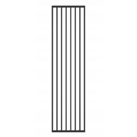 ŚCIANKA PRZESTRZENNA DZIAŁOWA Z LAMELI CZARNA ARF 65x580x2750mm CZARNY MAT