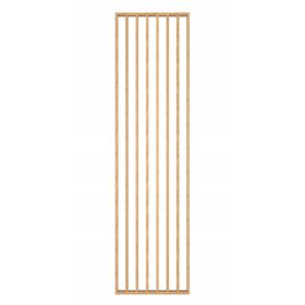 ŚCIANKA PRZESTRZENNA DZIAŁOWA Z LAMELI DĄB SARAGOSSA 65x580x2750mm