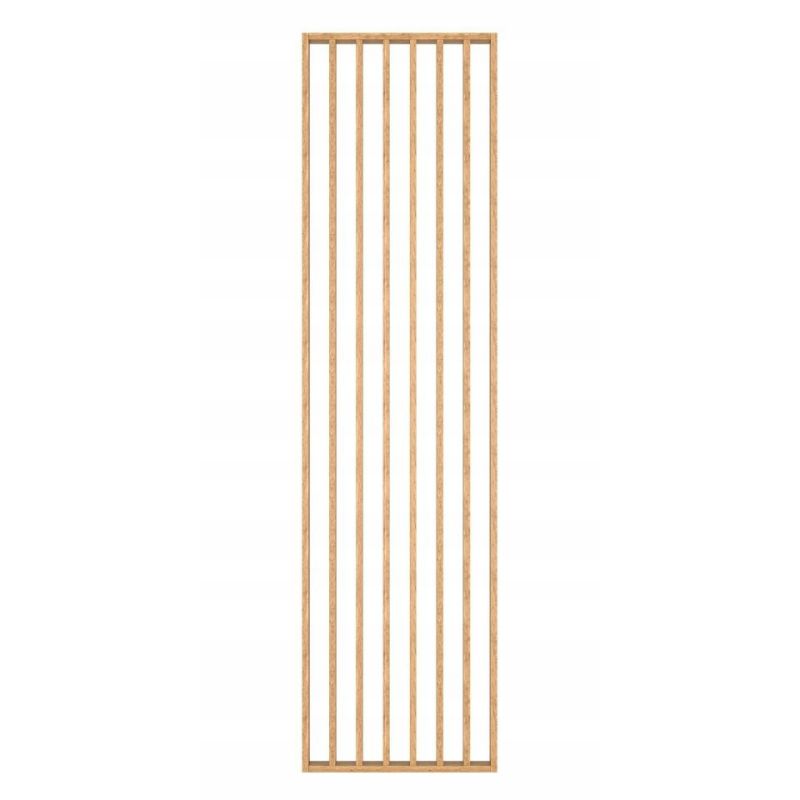 ŚCIANKA PRZESTRZENNA DZIAŁOWA Z LAMELI DĄB SARAGOSSA 65x580x2750mm