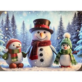 PODKŁADKA MATA LAMINOWANA NA STÓŁ ŚWIĄTECZNA BAŁWAN BAŁWANY