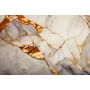 Panel dekoracyjny samoprzylepny w rolce 280x60cm ZŁOTO SZARY MARMUR