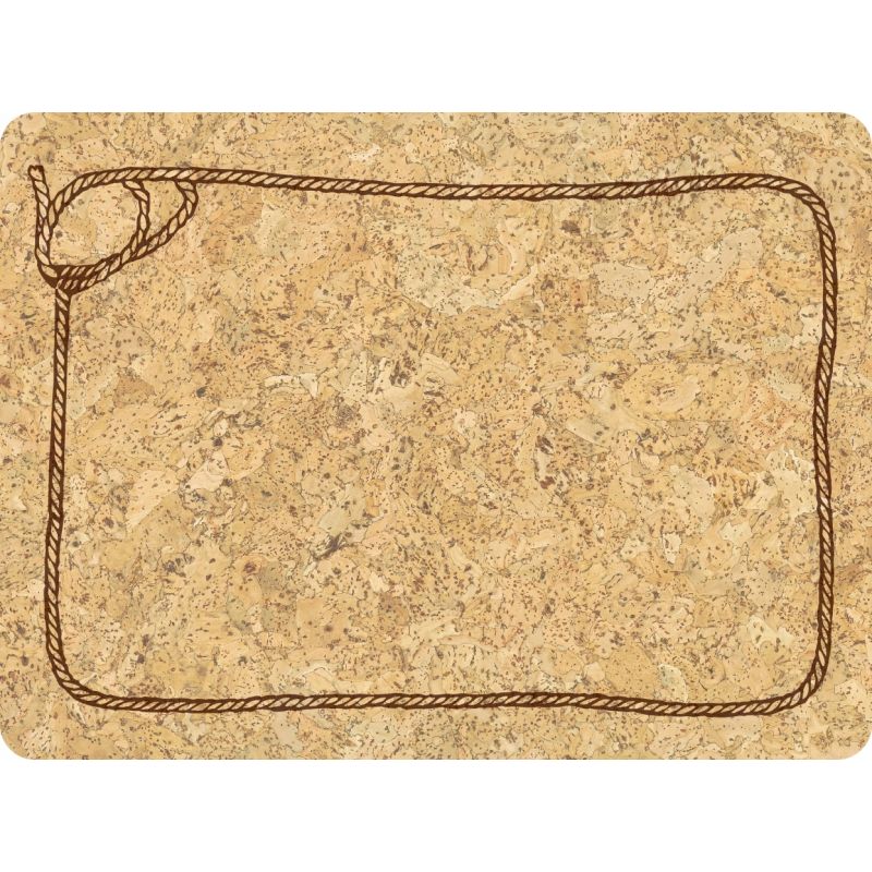 PODKŁADKA MATA KORKOWA NA STÓŁ 28.5 x 39.1 KOREK SZNUREK