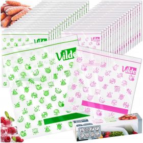 40x Worki WORECZKI torebki strunowe do przechowywania żywności mrożenia