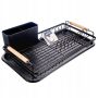 Suszarka na naczynia czarna RADKA 43x23,5x9,5 cm