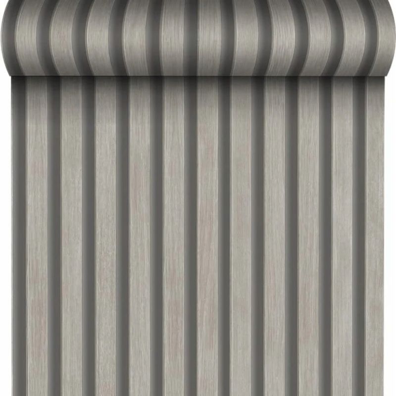 TAPETA na flizelinie LAMELE imitacja lameli A63603 szare lamele