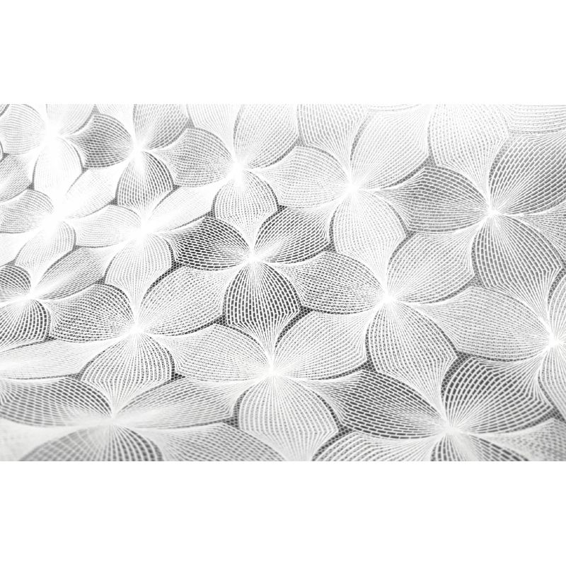 CERATA koronkowa OBRUS KORONKA na wymiar BIAŁA Kwiatki WIATRAKI