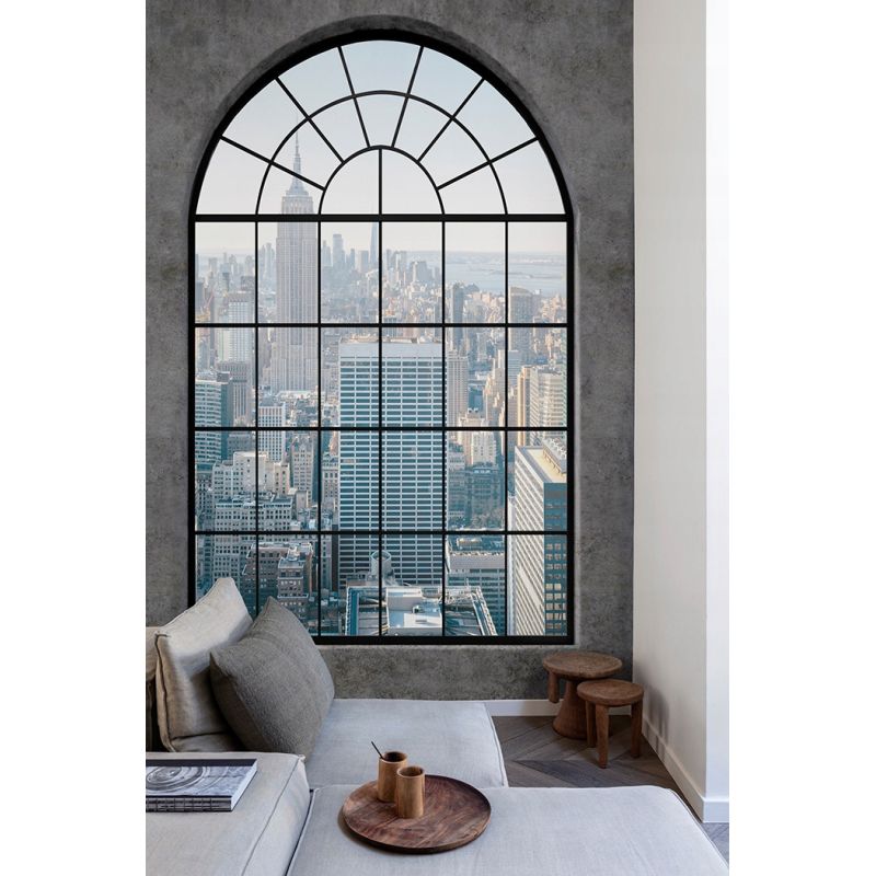 Tapeta MURAL 159x280cm Fototapeta panoramiczna okno widok NEW YORK