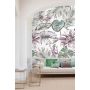 Tapeta MURAL 159cmx280cm FOTOTAPETA panoramiczna kwiaty liście