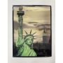 Plakat Statua Wolności | Jork USA Stany Zjednoczone A3 30 x 40 cm