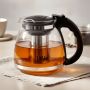 Dzbanek z zaparzaczem do herbaty szklany żaroodporny 1,5 l