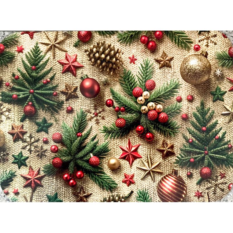 PODKŁADKA MATA LAMINOWANA NA STÓŁ BOŻE NARODZENIE ŚWIĄTECZNA OZDOBY