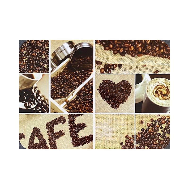 PODKŁADKA MATA STOŁOWA LAMINOWANA NA STÓŁ KAWA + ZIARNA