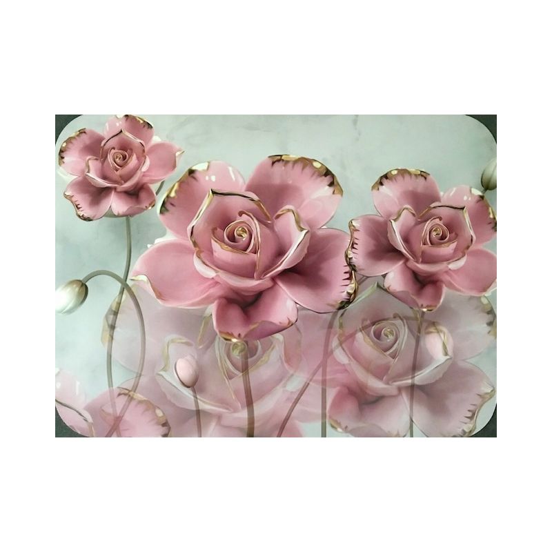 PODKŁADKA MATA NA STÓŁ RÓŻE JASNE