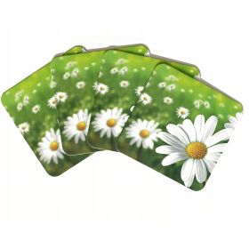 PODSTAWKA POD KUBEK RUMIANEK KWIATKI KPL 4 SZTUKI