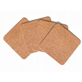 PODSTAWKA POD WZÓR KOREK JASNY KWIATY KPL 4 SZTUKI