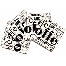 PODSTAWKA POD KUBEK COFFEE KPL 4 SZTUKI