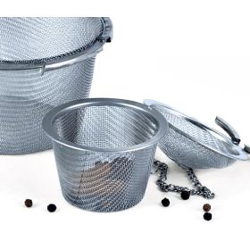 Sitko stalowe koszyk Zaparzacz do przypraw ziół herbaty 6 cm