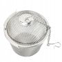 Sitko stalowe koszyk Zaparzacz do przypraw ziół herbaty 6 cm