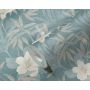 TAPETA 38028-5 Niebieska Turkus Szałwia Kwiaty Hibiskusa FLIZ