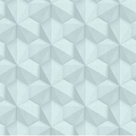 NOWOCZESNA TAPETA 220371 EFEKT 3D SZAŁWIA MIĘTA TURKUS