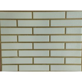 OKŁADZINA ścienna 3D Kuchnia CEGŁA PCV OS04 KREM+ ZŁOTA FUGA