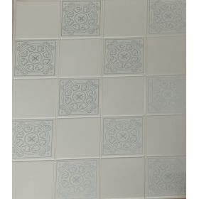 OKŁADZINA ścienna 3D Kuchnia CEGŁA PCV OS06 BEŻOWY+ SREBRNA FUGA