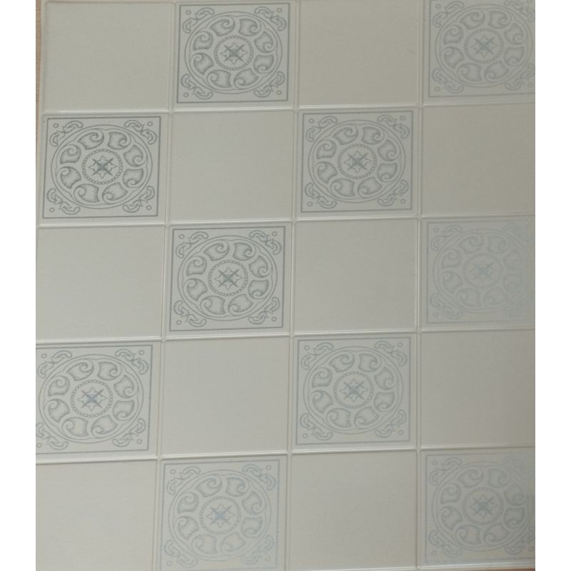 OKŁADZINA ścienna 3D Kuchnia CEGŁA PCV OS06 BEŻOWY+ SREBRNA FUGA